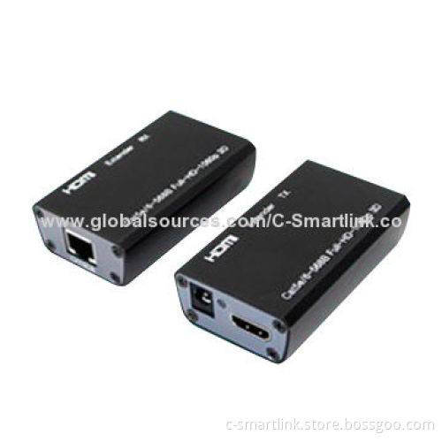 HDMI Extender, 1,080P Full HD HDMI Signal to 60 meters Through Cat-5e/6 Cable